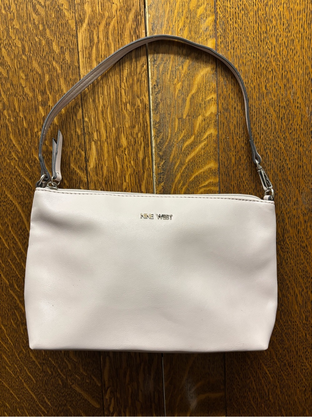 Vintage 90s Nine West Mini Shoulder Bag • Soft Pink Y2K Purse • Minimalist Style
